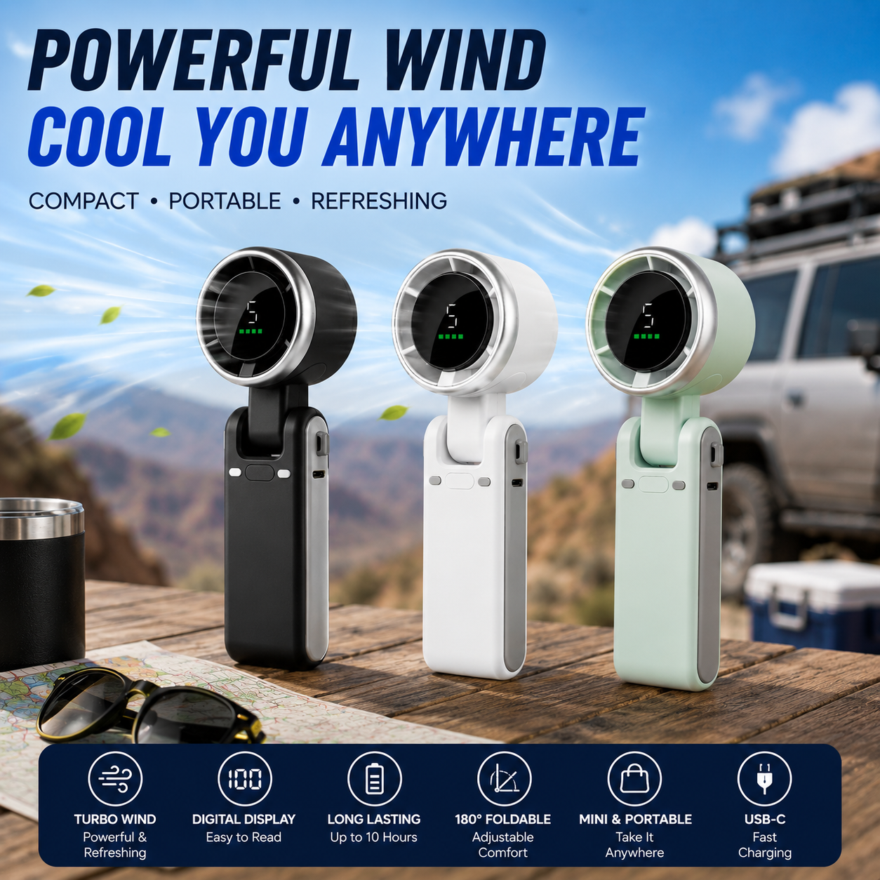 🔥Summer Hot Sales 70% Off🎁Ultra-Portable Turbo Personal Cooler🧊