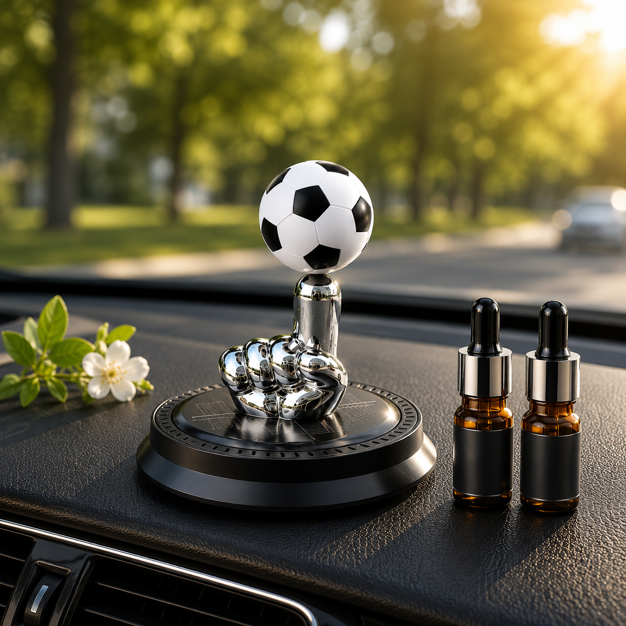 ⚽ Last Day: 70% OFF | Solar Football Air Freshener