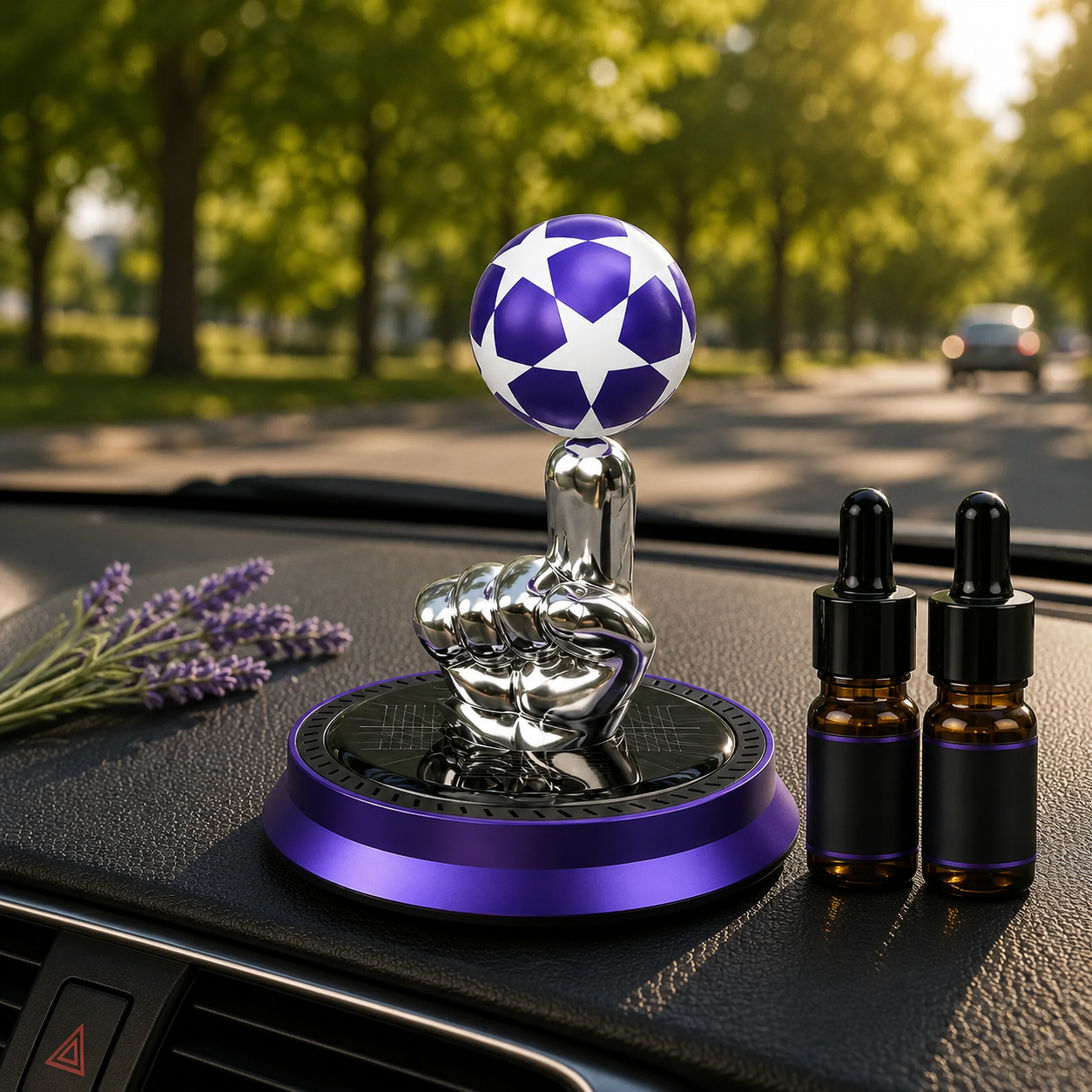 ⚽ Last Day: 70% OFF | Solar Football Air Freshener
