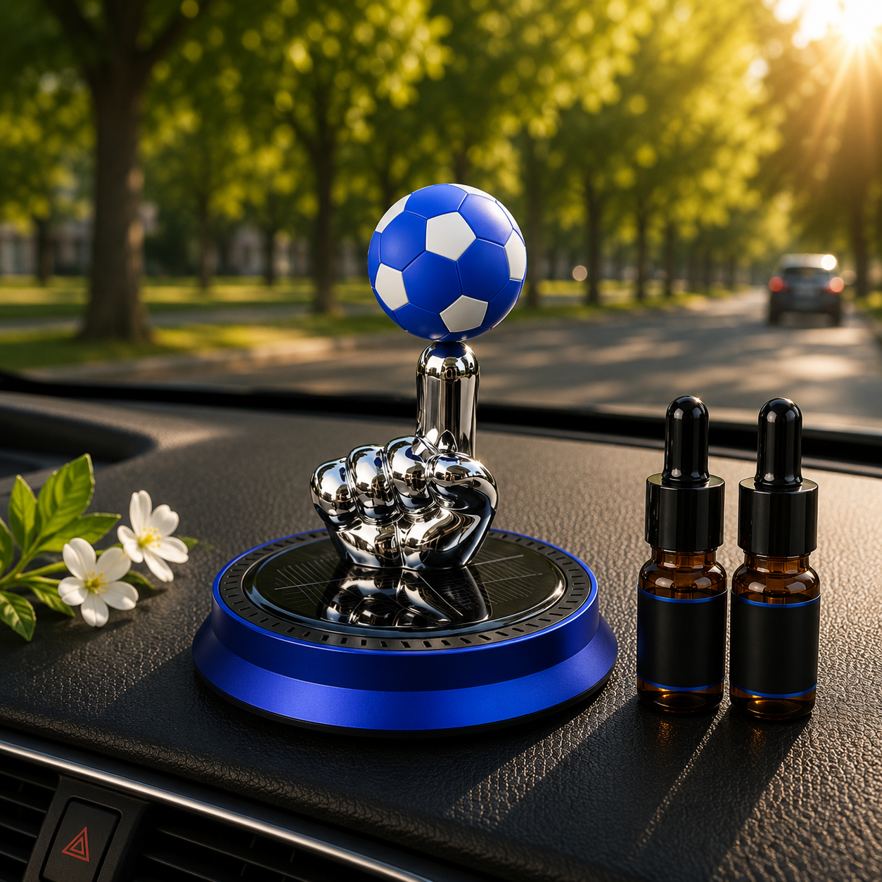 ⚽ Last Day: 70% OFF | Solar Football Air Freshener