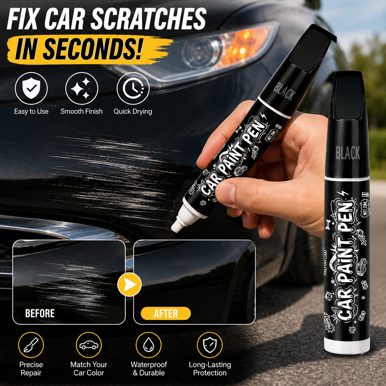 ✏️2026 HOT SALE🔥Scratch Repair Pen🚗