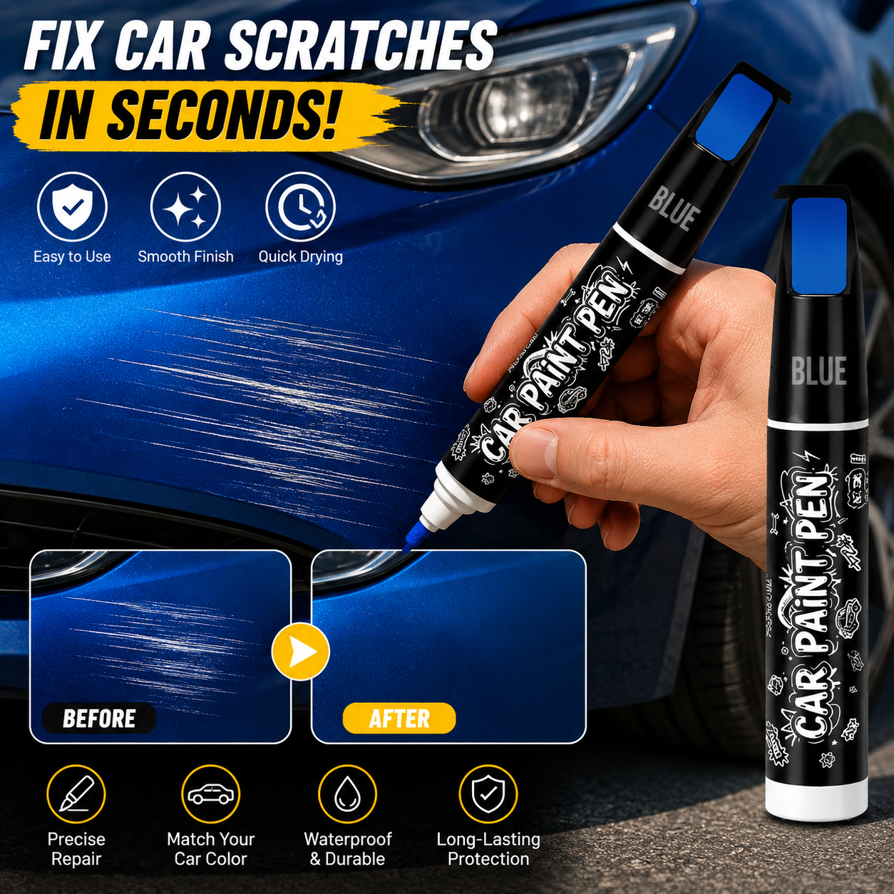 ✏️2026 HOT SALE🔥Scratch Repair Pen🚗