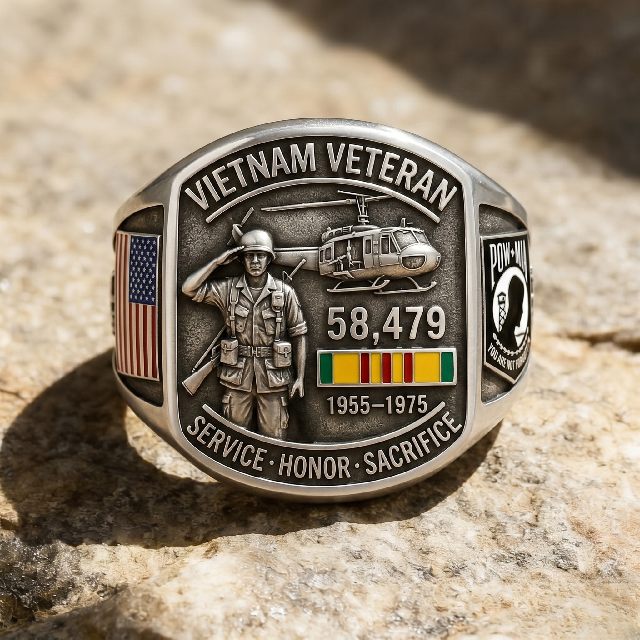 ⚡Last Day 50% OFF🔥 Vietnam Veteran Tribute Commemorative Ring
