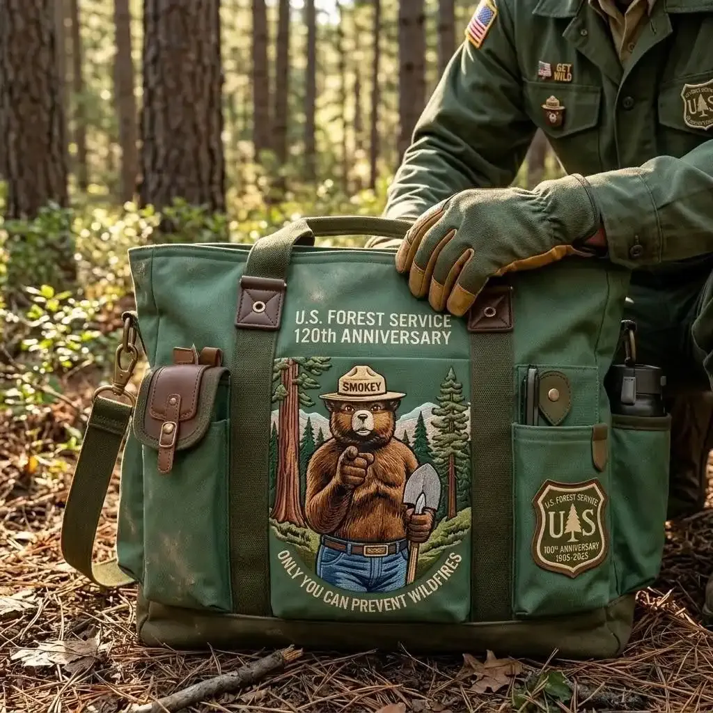 š„LAST DAY 70% OFF-USFS 120th Anniversary Edition Heavy-Duty Multifunctional Outdoor Tote Bag