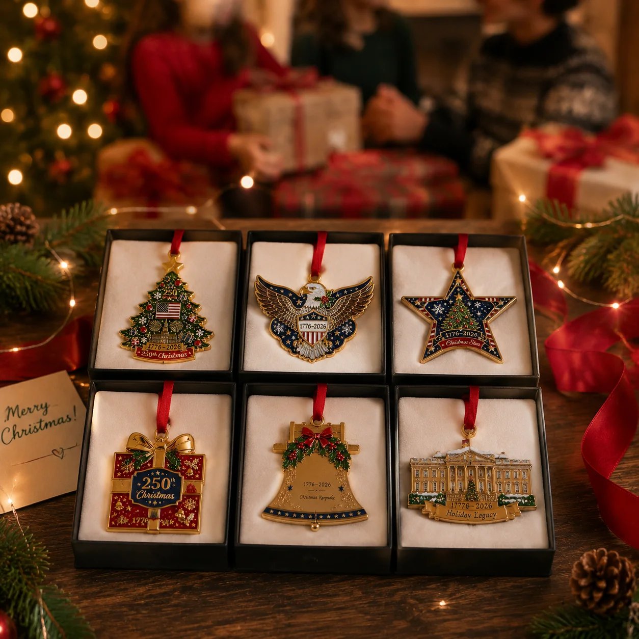🔥 LAST DAY 70% OFF –🎄 A Perfect Patriotic Christmas Keepsake For A Historic Year
