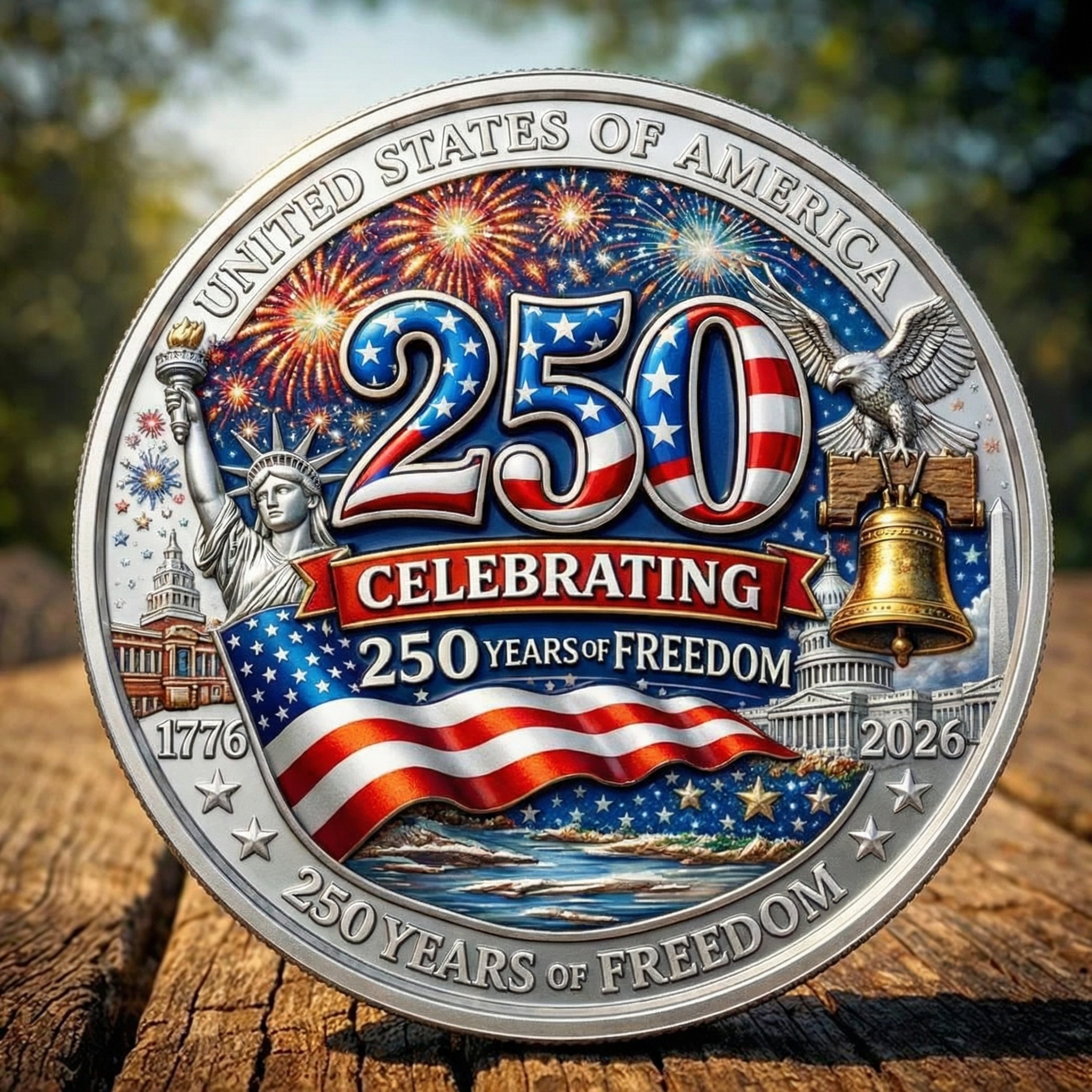 🔥Flash Sale 60% OFF🪙🇺🇸 250 Years of Freedom — America’s Semiquincentennial Commemorative Coin