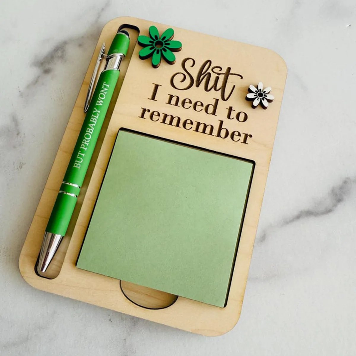 🔥Christmas Hot Sale 49% OFF The "Shit I Need to Remember" Sticky Note Holder