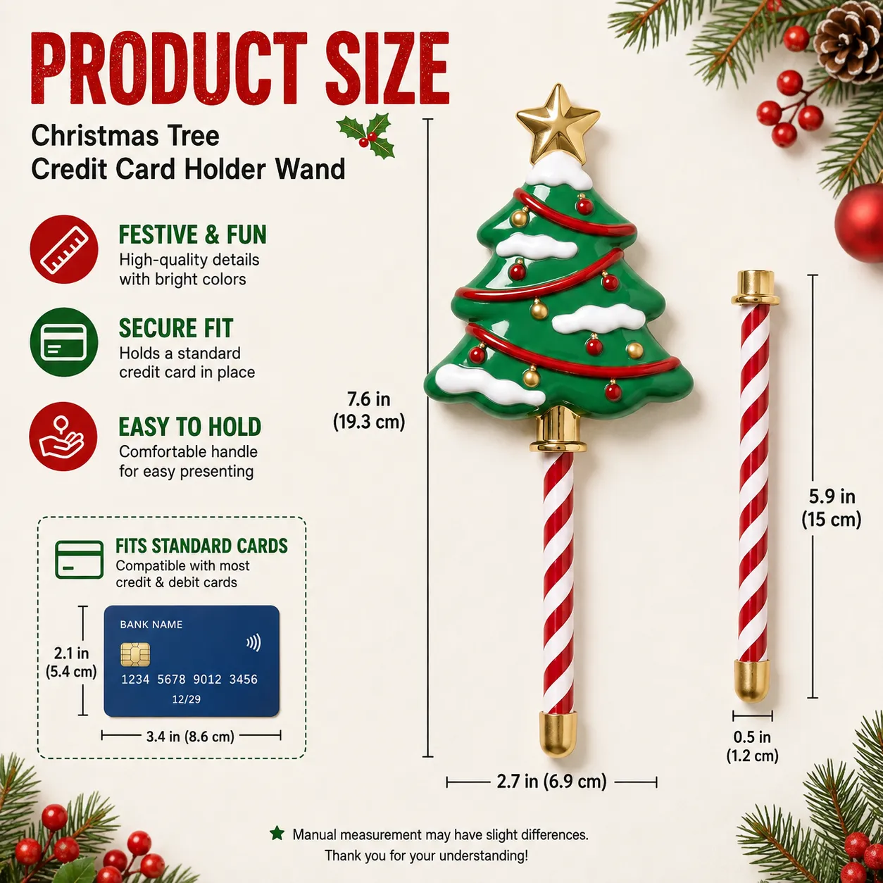 🔥Last 30pcs🎉-✨🎄 Christmas Payment Wand – Turn Every Tap Into Holiday Magic