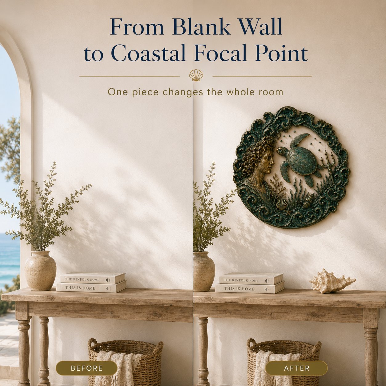 🔥Last 40pcs🎉-🌊 🔱Vintage Ocean Theme Wall Decor Collection  📦39 Free Shipping