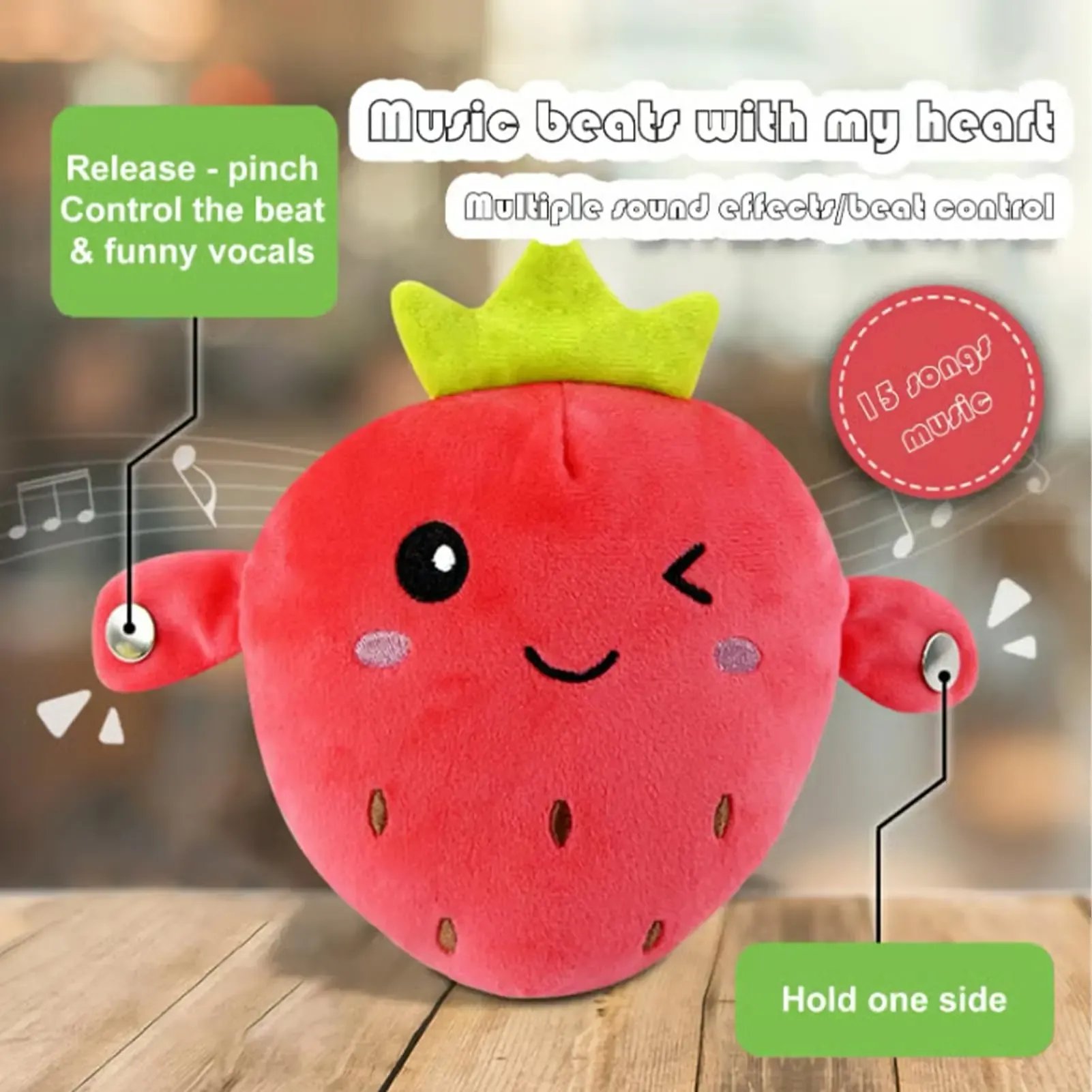 🍌 Children's Day Hot Sale - 🍓 Interactive Music Plush Toy Set 🥕