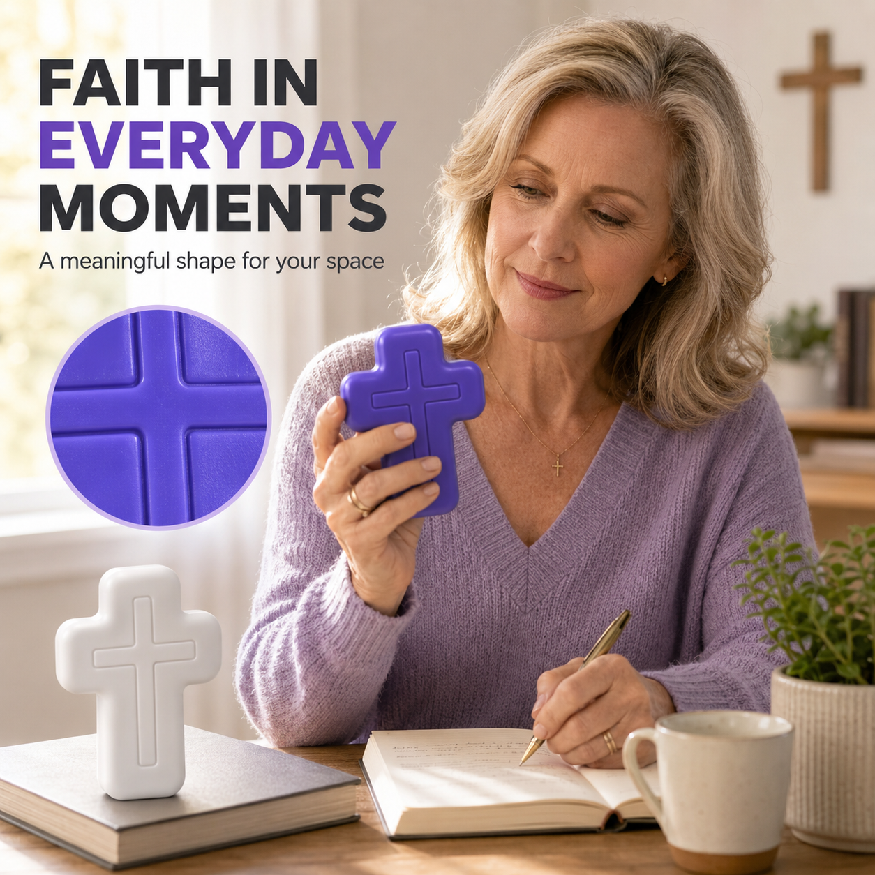🔥Last 33 pcs🎉-✝️ Faith-Inspired Cross Squishy – Soft, Odor-Free & Satisfying Squeeze Toy-🚛 Free Shipping on Orders over $39
