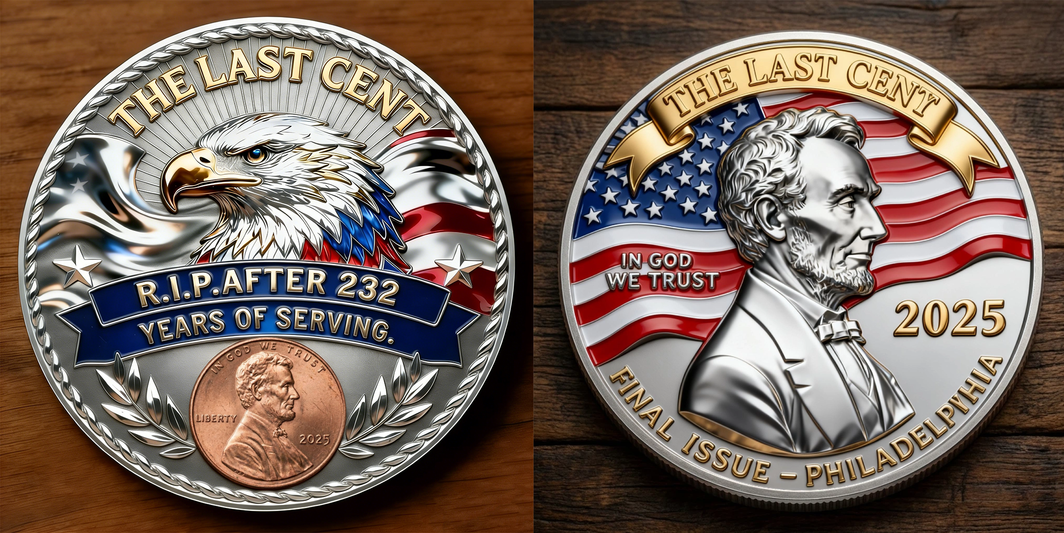 🔥Flash Sale 60% OFF🪙- The Last Cent Commemorative Coin - Smooth version