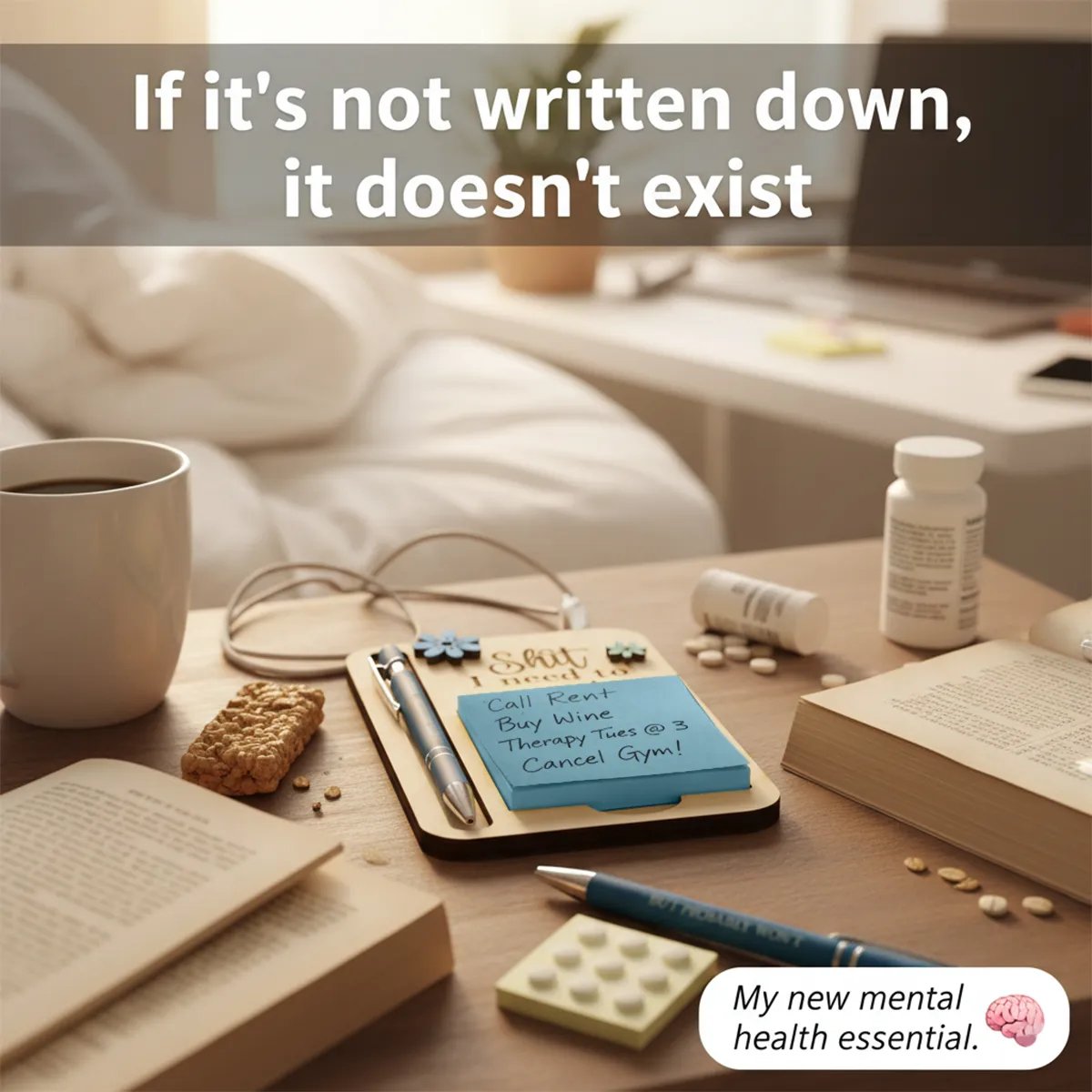 🔥Christmas Hot Sale 49% OFF The "Shit I Need to Remember" Sticky Note Holder