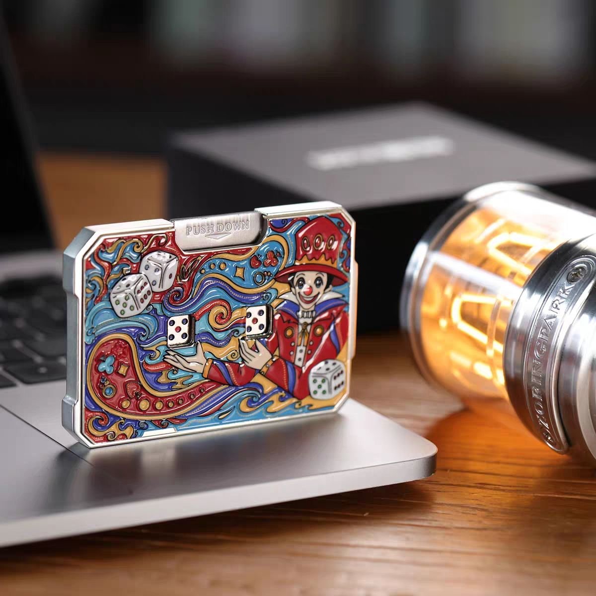 🔥Last Day 49% OFF-Card Dice Fidget Game – Premium Metal Stress-Relief Toy