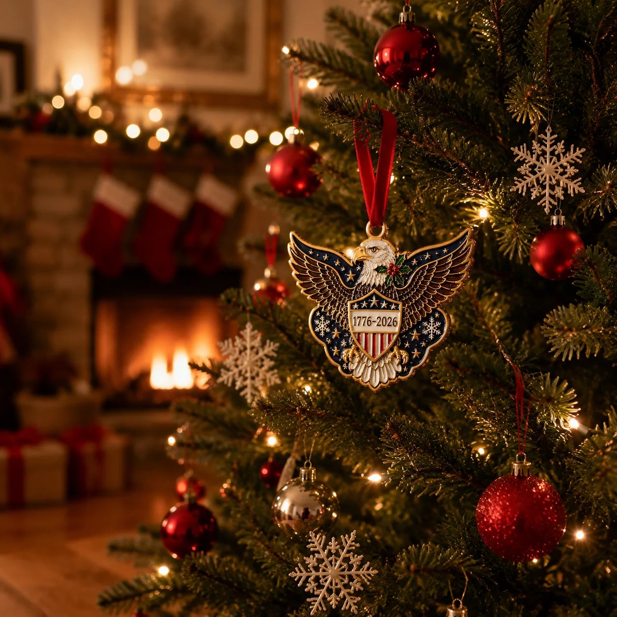 🔥 LAST DAY 70% OFF –🎄 A Perfect Patriotic Christmas Keepsake For A Historic Year