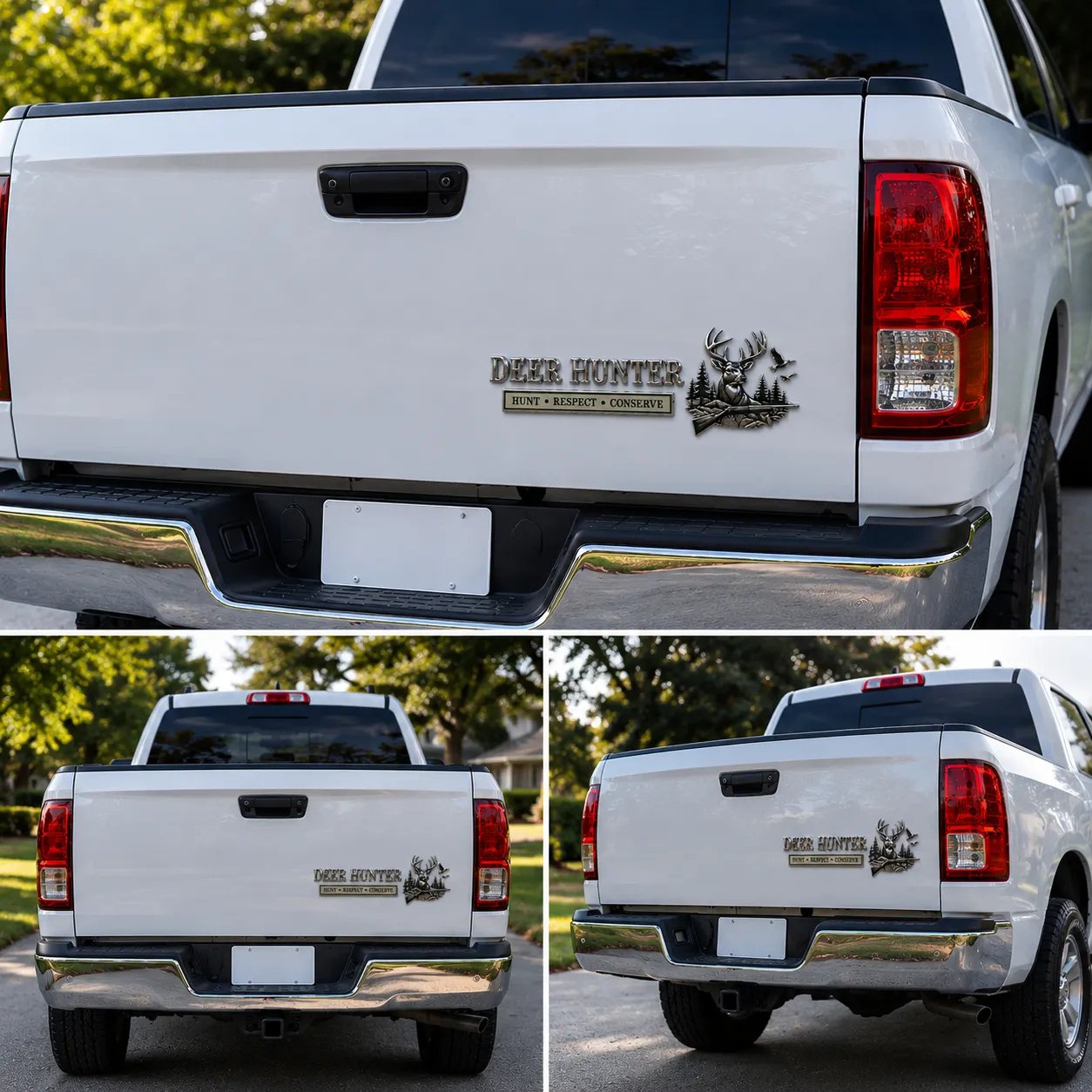 🎁LAST DAY 50% OFF🦌 Deer Hunter Respect Conserve Metal Car Emblem✨