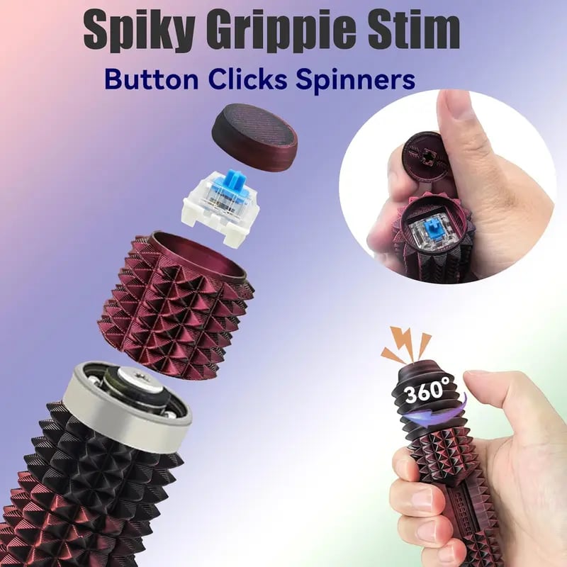 🔥Christmas Sale 49% Off-Spiked Stress-Relief Fidget Roller