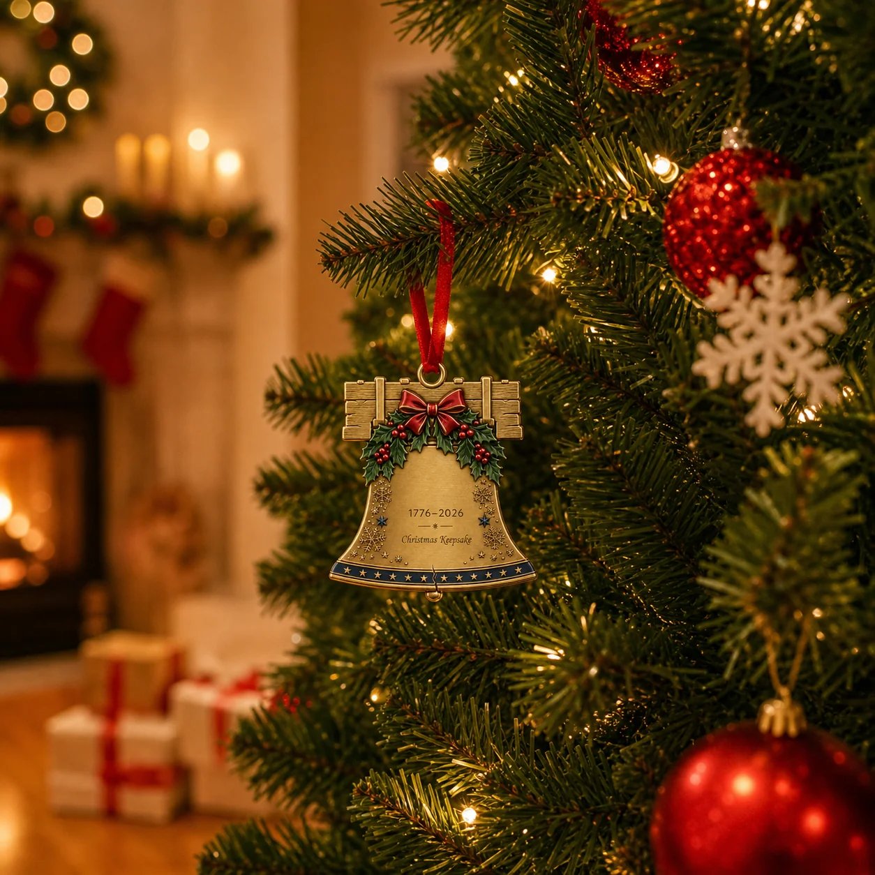 🔥 LAST DAY 70% OFF –🎄 A Perfect Patriotic Christmas Keepsake For A Historic Year