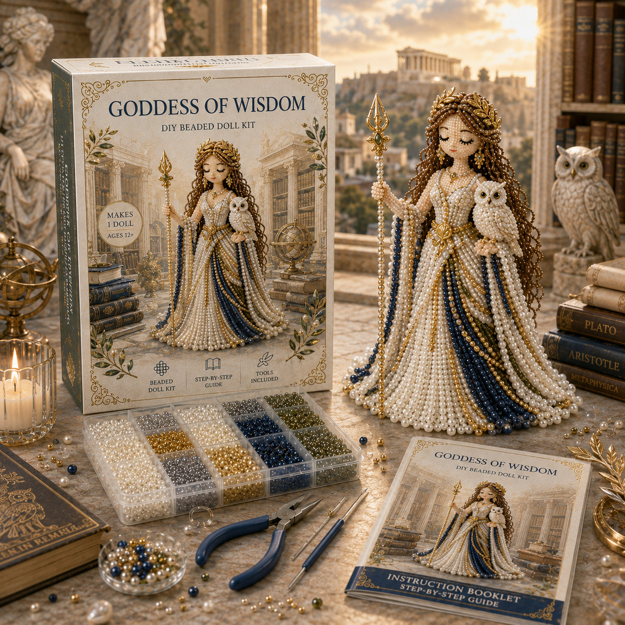 ❤️Last Day:70% OFF✨👑 Divine Beaded Goddess Kit – Create a Stunning Handmade Masterpiece