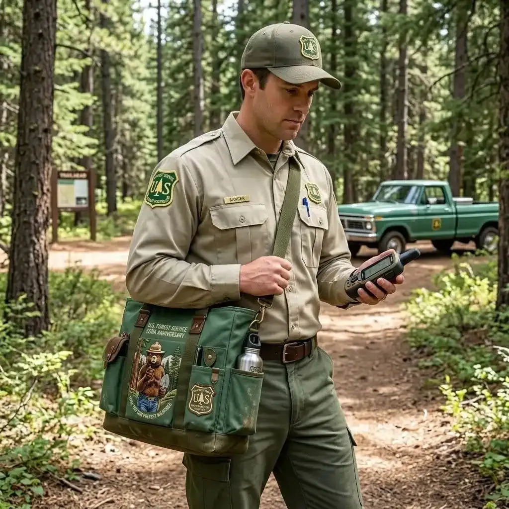 š„LAST DAY 70% OFF-USFS 120th Anniversary Edition Heavy-Duty Multifunctional Outdoor Tote Bag