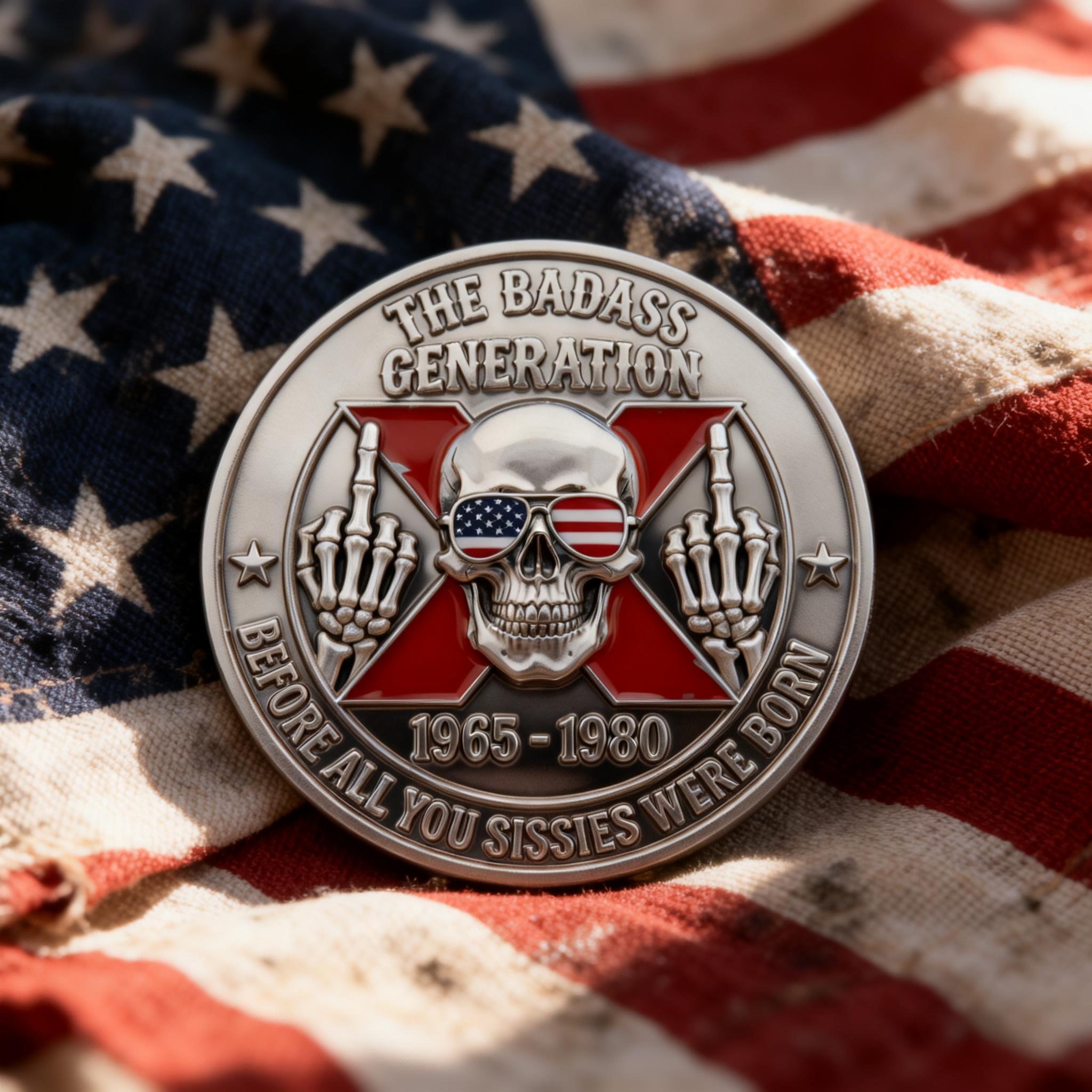 🏆Flash Sale 60% OFF - GEN X Commemorative Coin - The Badass Generation