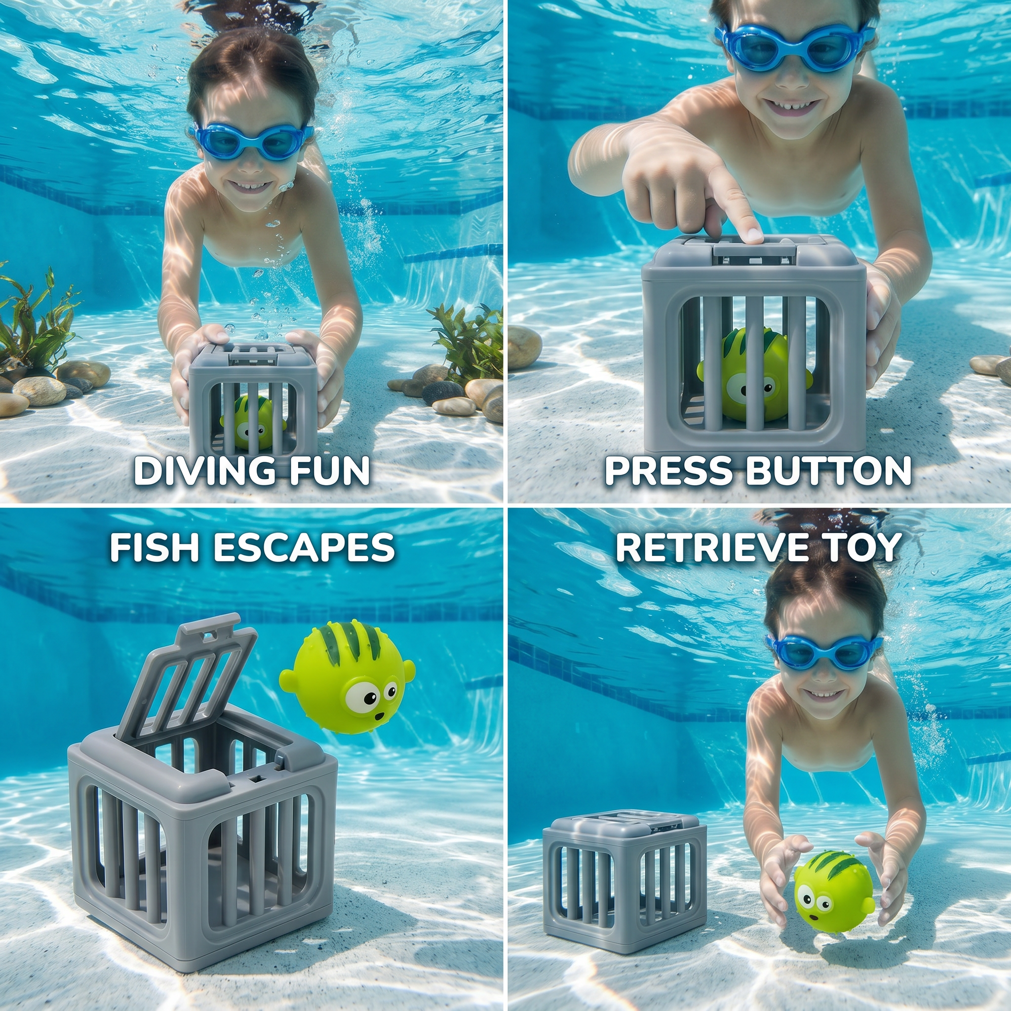 🏊Turn pool time into an underwater adventure! 🐠Pool diving toys for kids