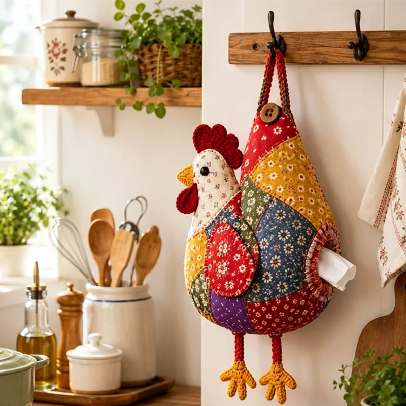 ⏳Limited-time 70% off👪Feel the great sense of achievement from DIY- Animal Tissue Holder Sewing Kit🐓🦆🪿