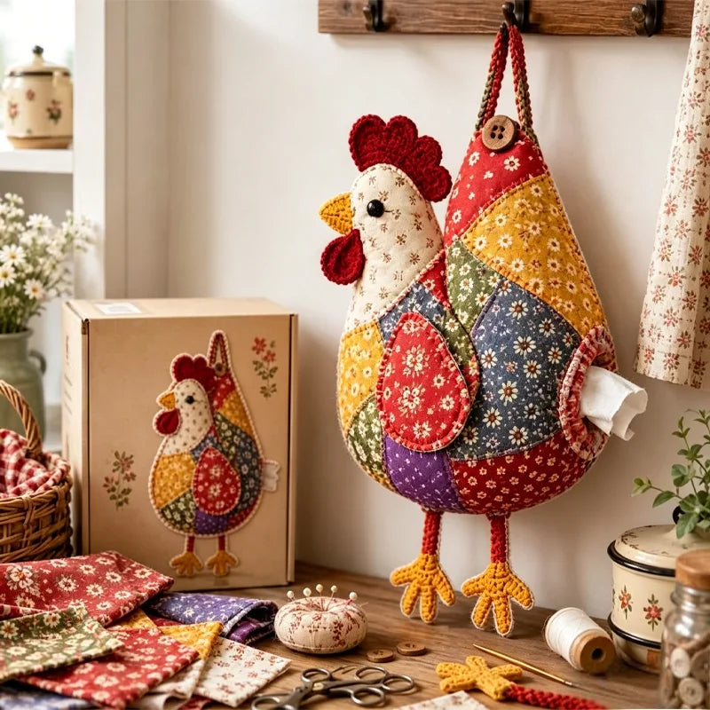 ⏳Limited-time 70% off👪Feel the great sense of achievement from DIY- Animal Tissue Holder Sewing Kit🐓🦆🪿