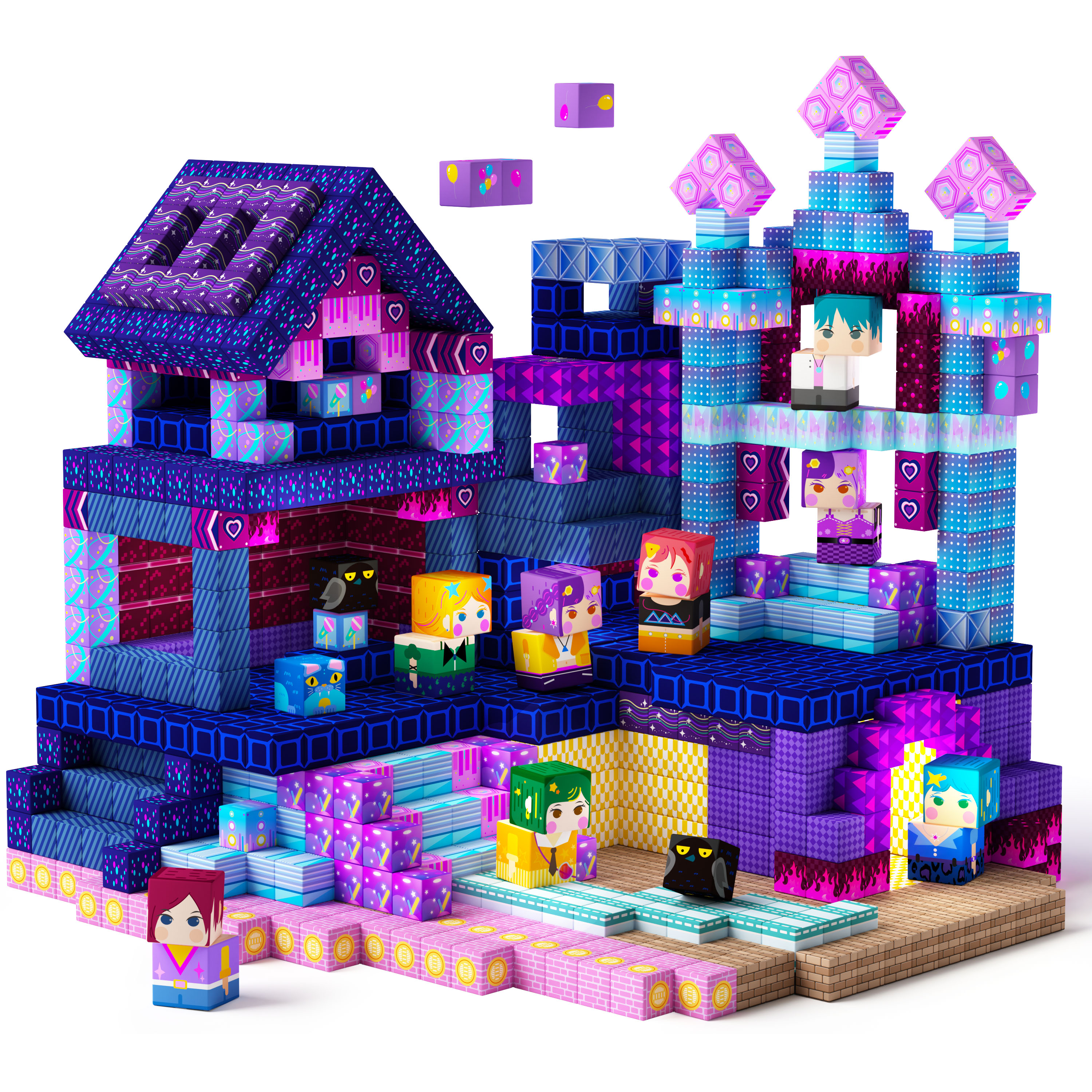 GobiDex Magnetic Building Cubes Mini