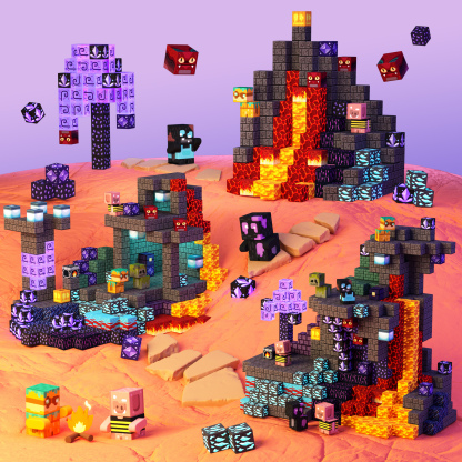 GobiDex Magnetic Building Cubes Mini (Shadow Crypt)