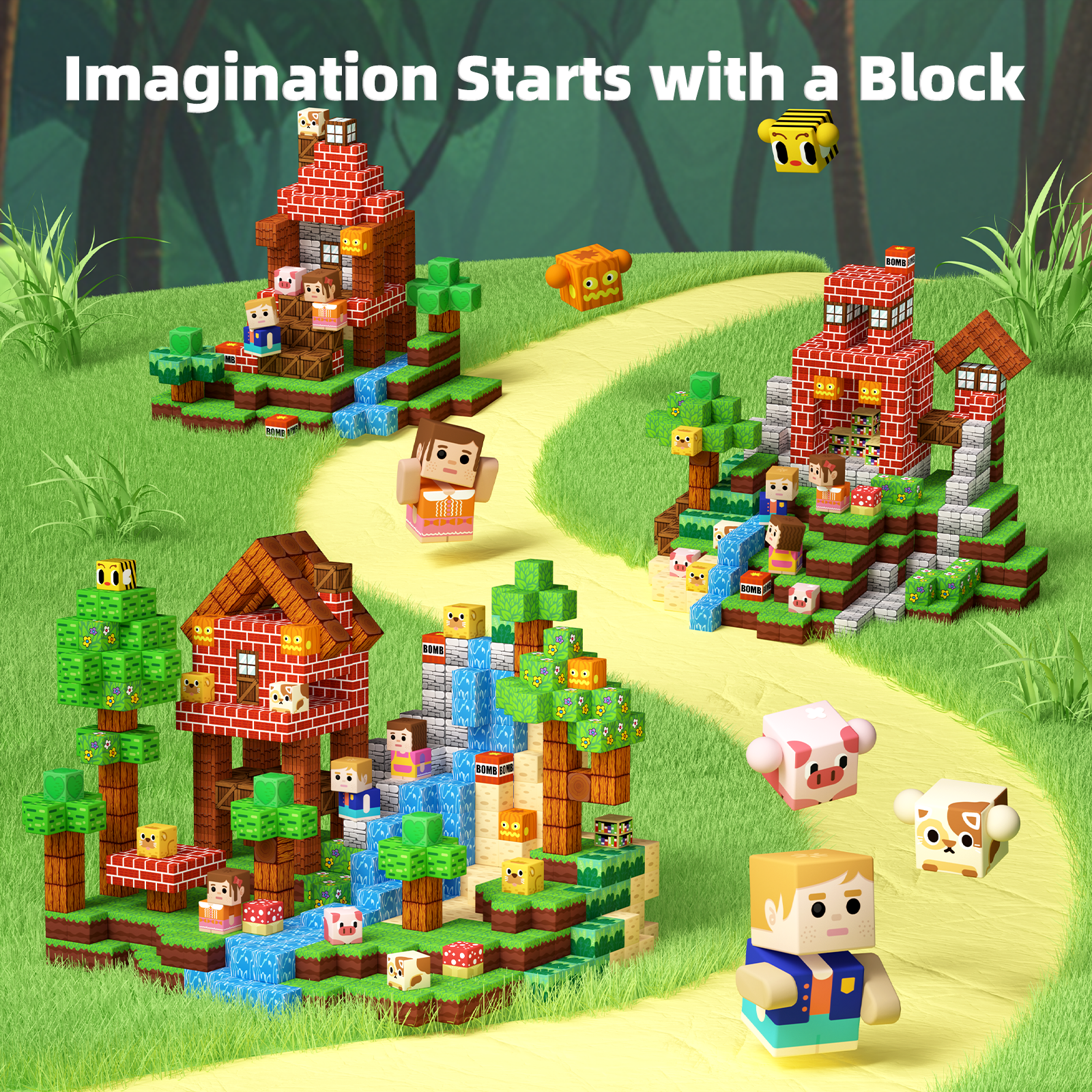 GobiDex Magnetic Building Cubes Mini