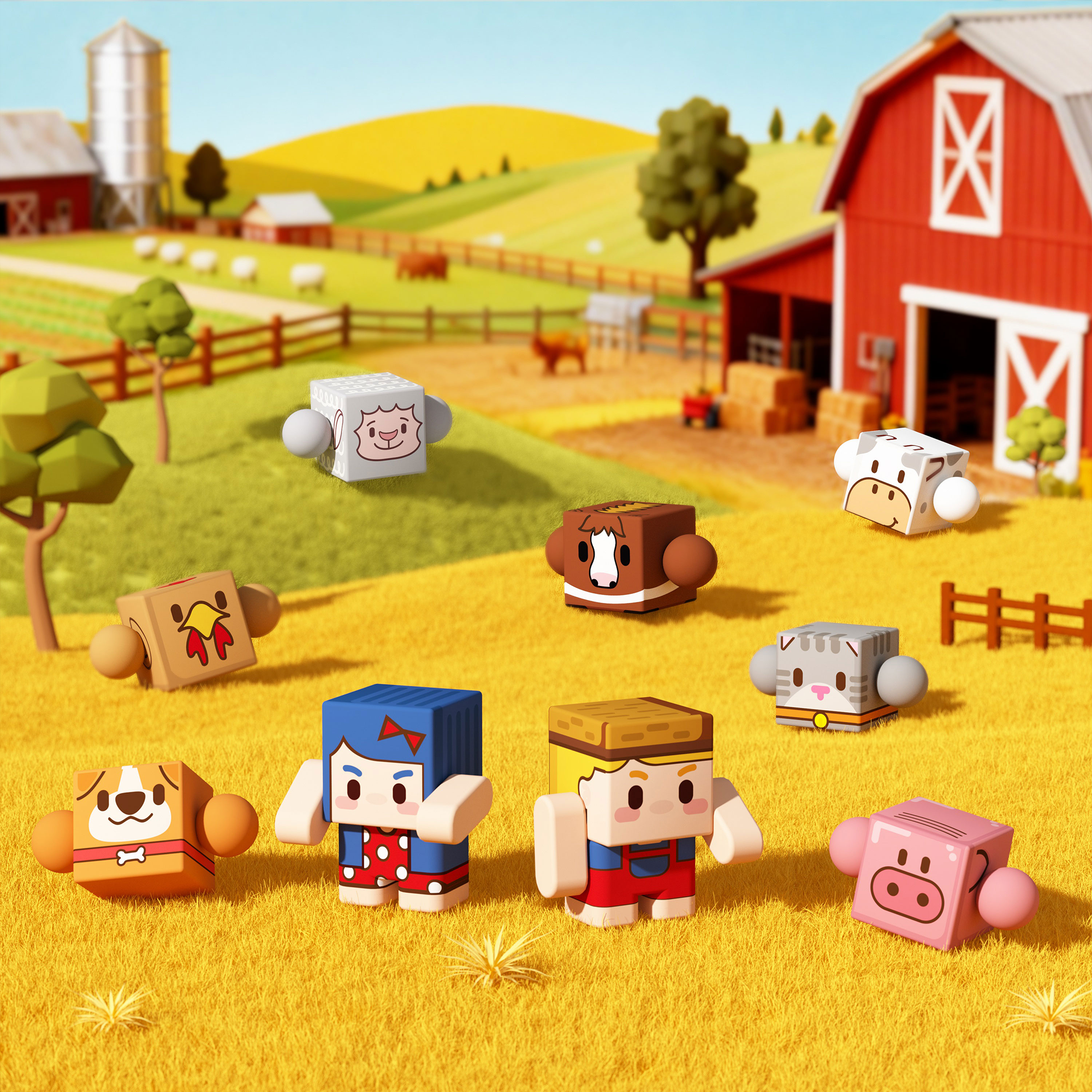 GobiDex Magnetic Figures Set (Farm)