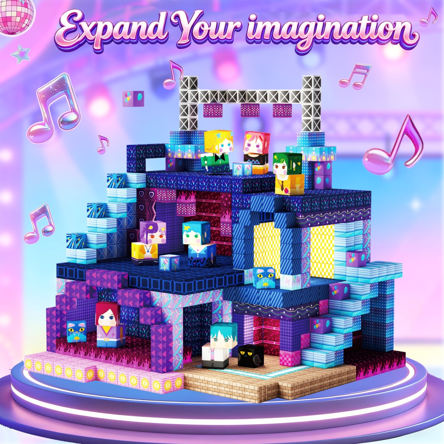 GobiDex Magnetic Building Cubes Mini