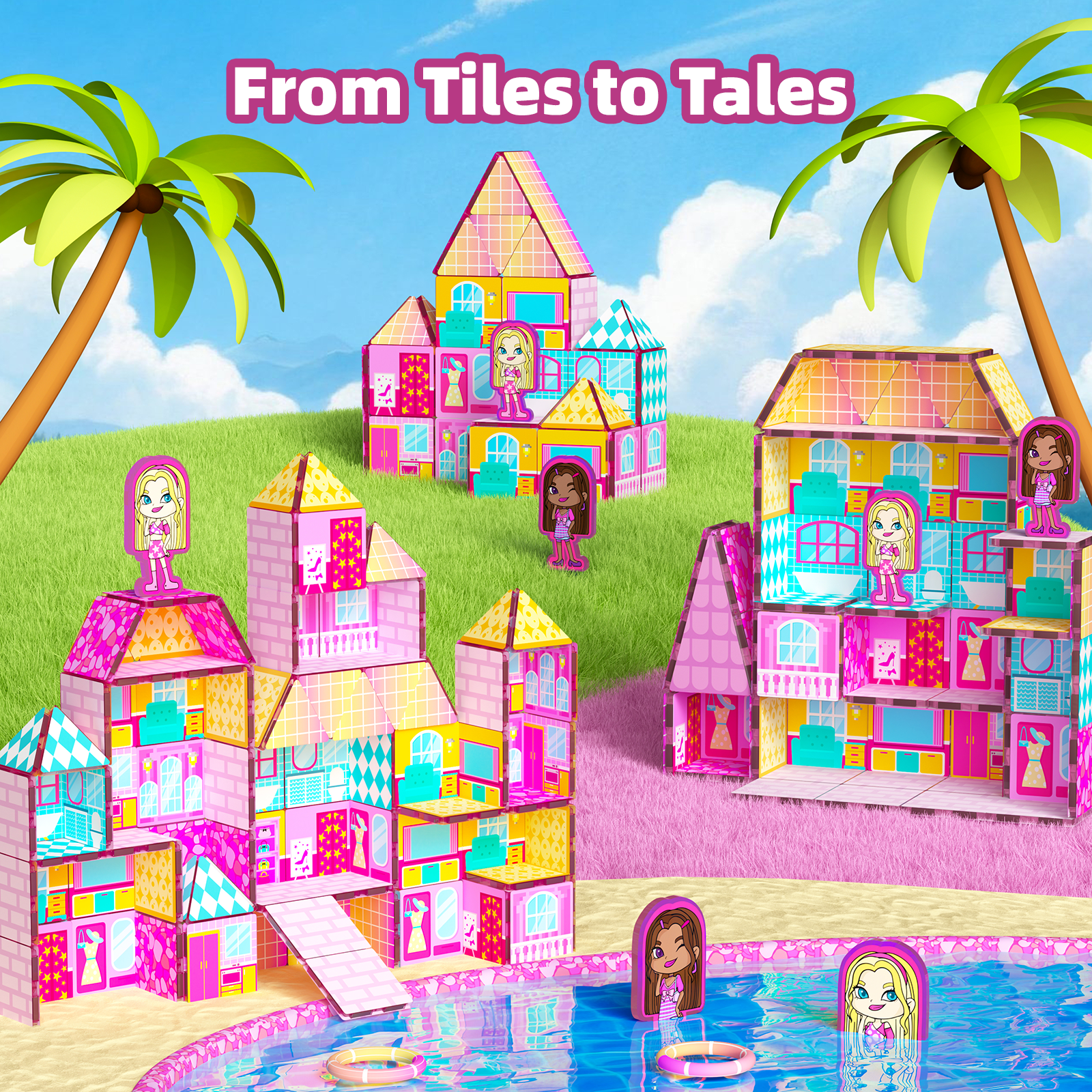 GobiDex Magnetic Tiles (Doll House)