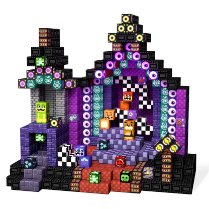 GobiDex Magnetic Building Cubes Mini (Midnight Madness) – GobiDexCubes