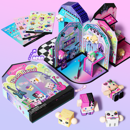 GobiDex Dollhouse Playset (Neon Band)