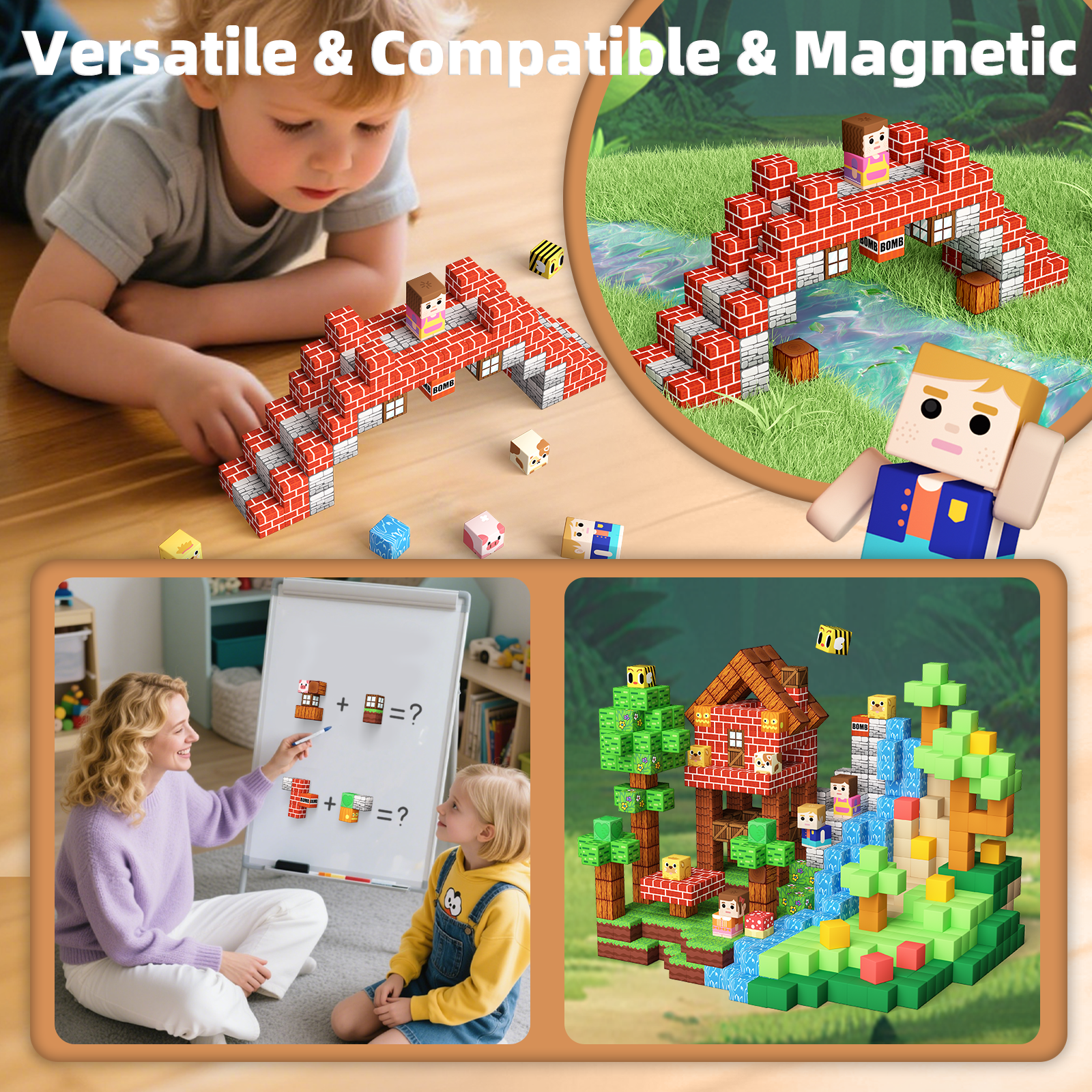 GobiDex Magnetic Building Cubes Mini
