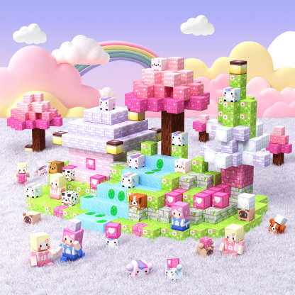 GobiDex Magnetic Building Cubes (Unicorn)