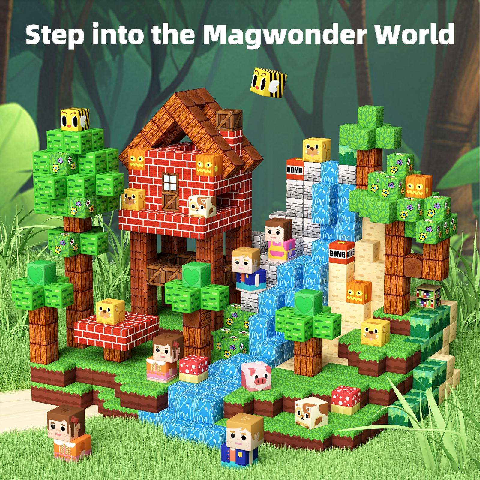 GobiDex Magnetic Building Cubes Mini