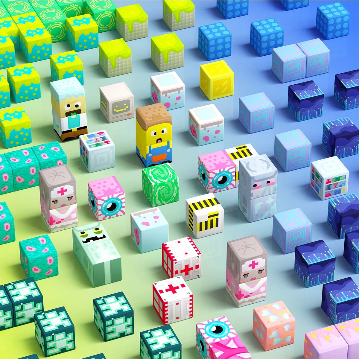 GobiDex Magnetic Building Cubes Mini (Fantasy Lab)