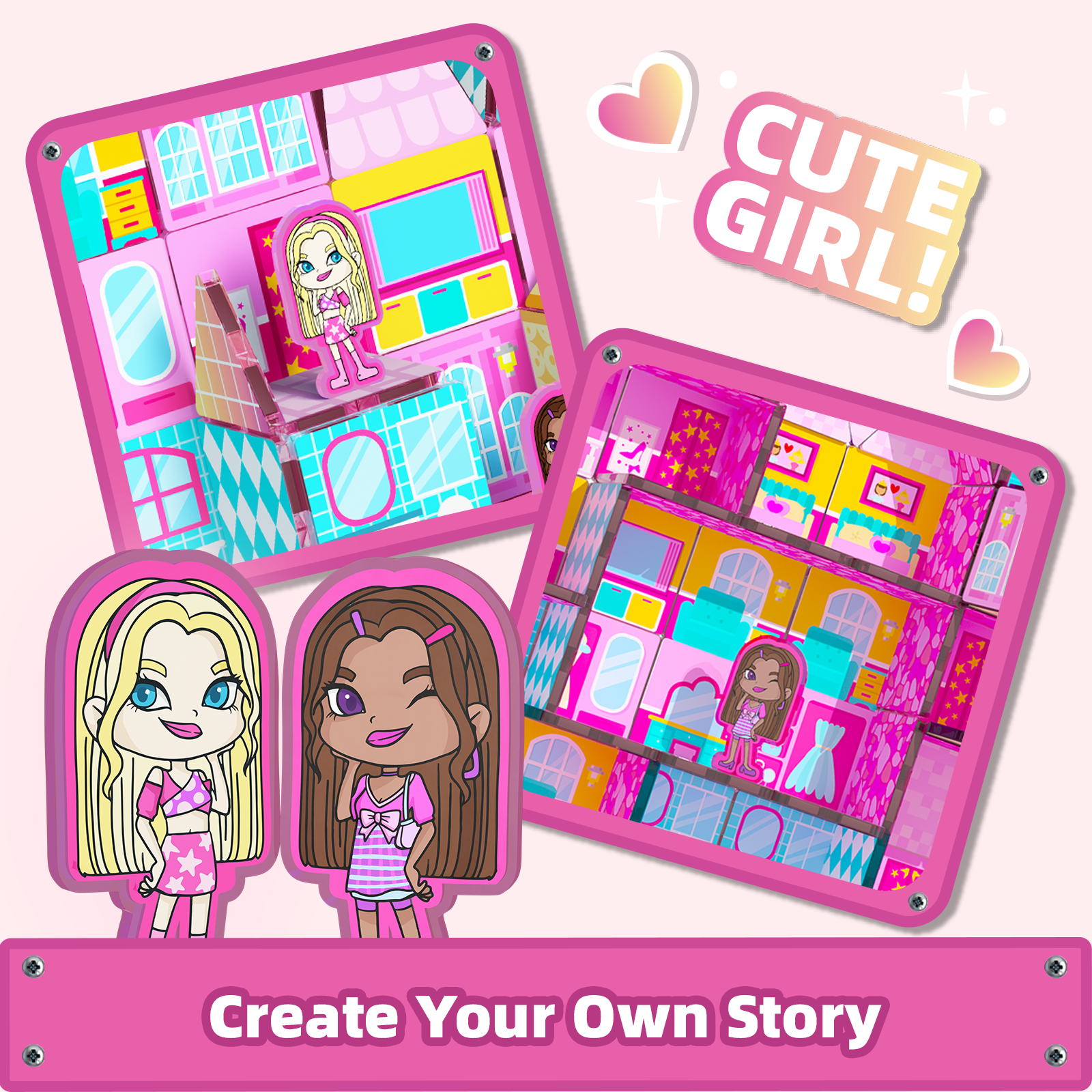 GobiDex Magnetic Tiles (Doll House)