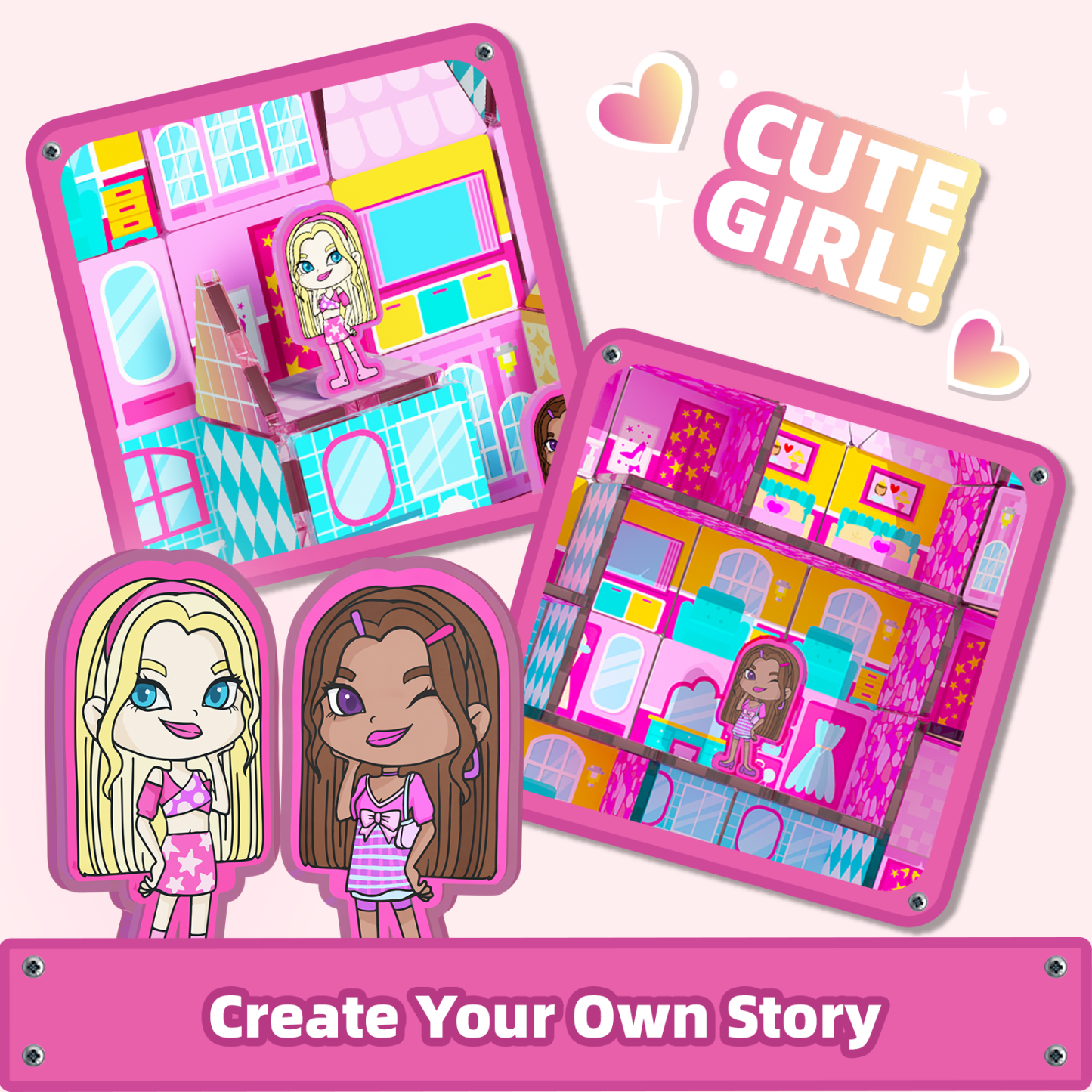 GobiDex Magnetic Tiles (Doll House)