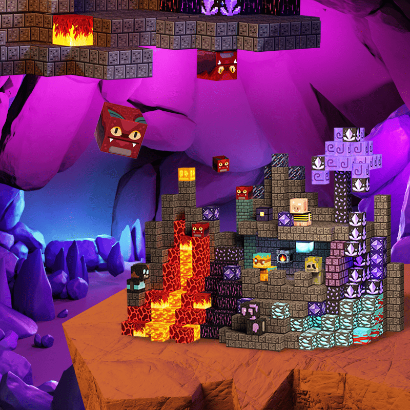GobiDex Magnetic Building Cubes (Shadow Crypt)