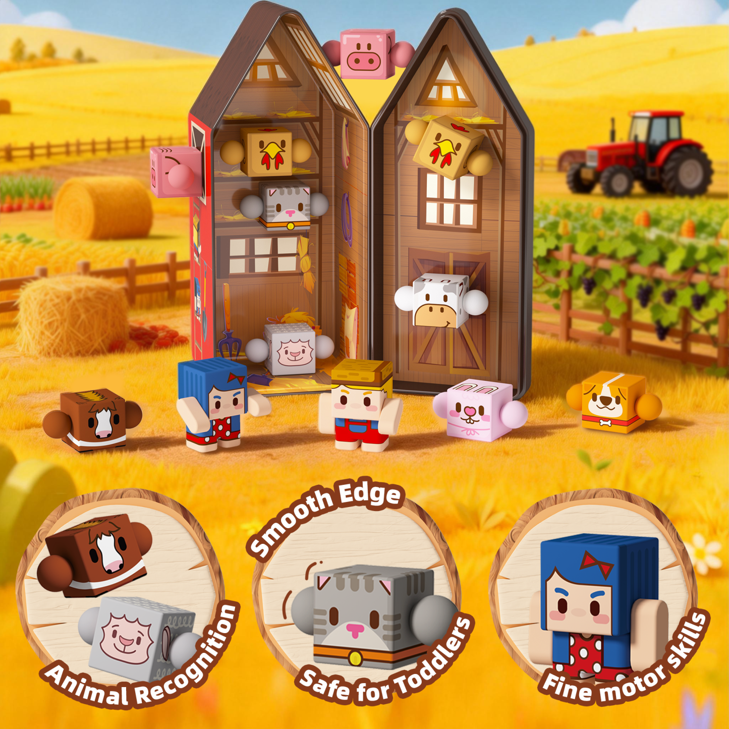 GobiDex Magnetic Figures Set (Farm)