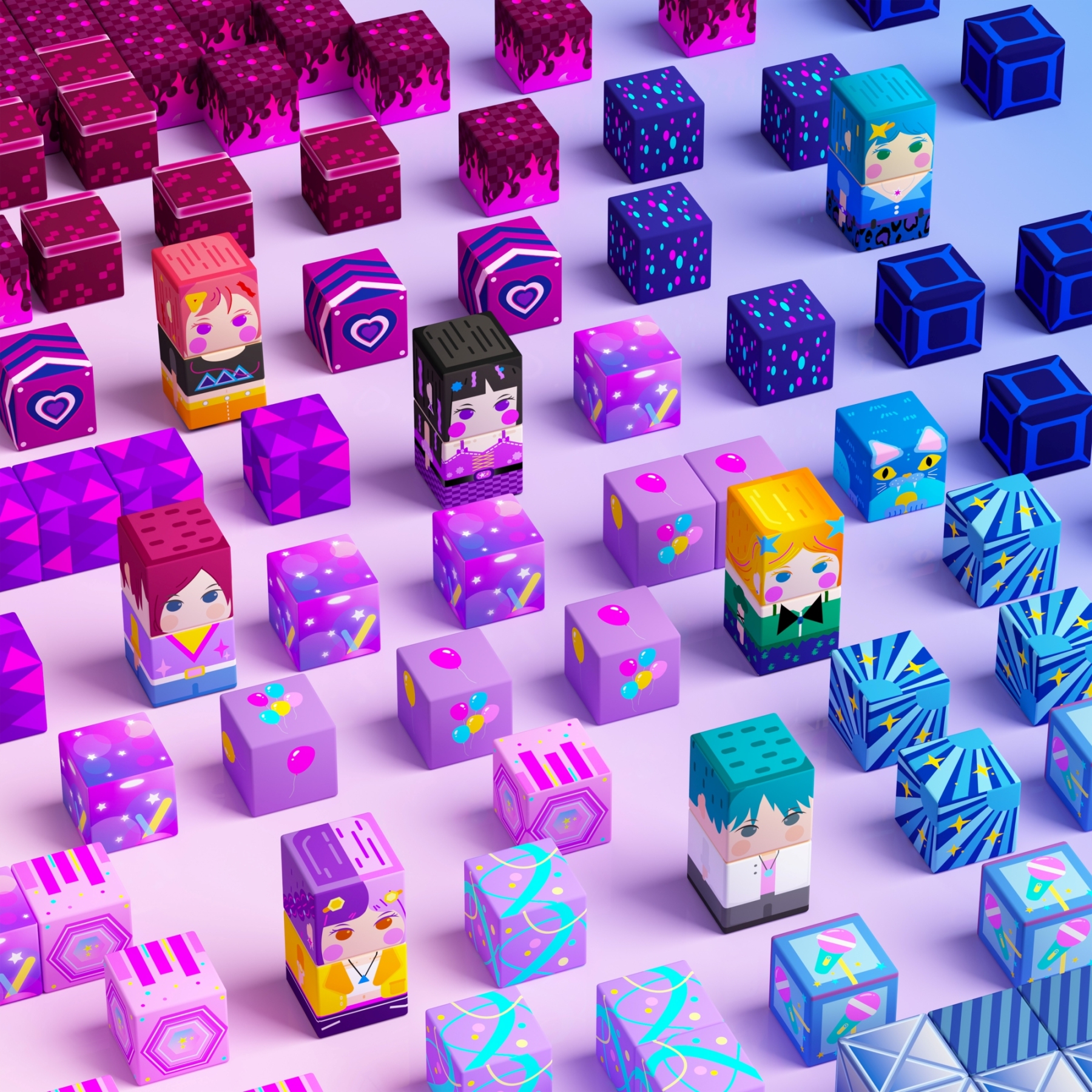 GobiDex Magnetic Building Cubes Mini