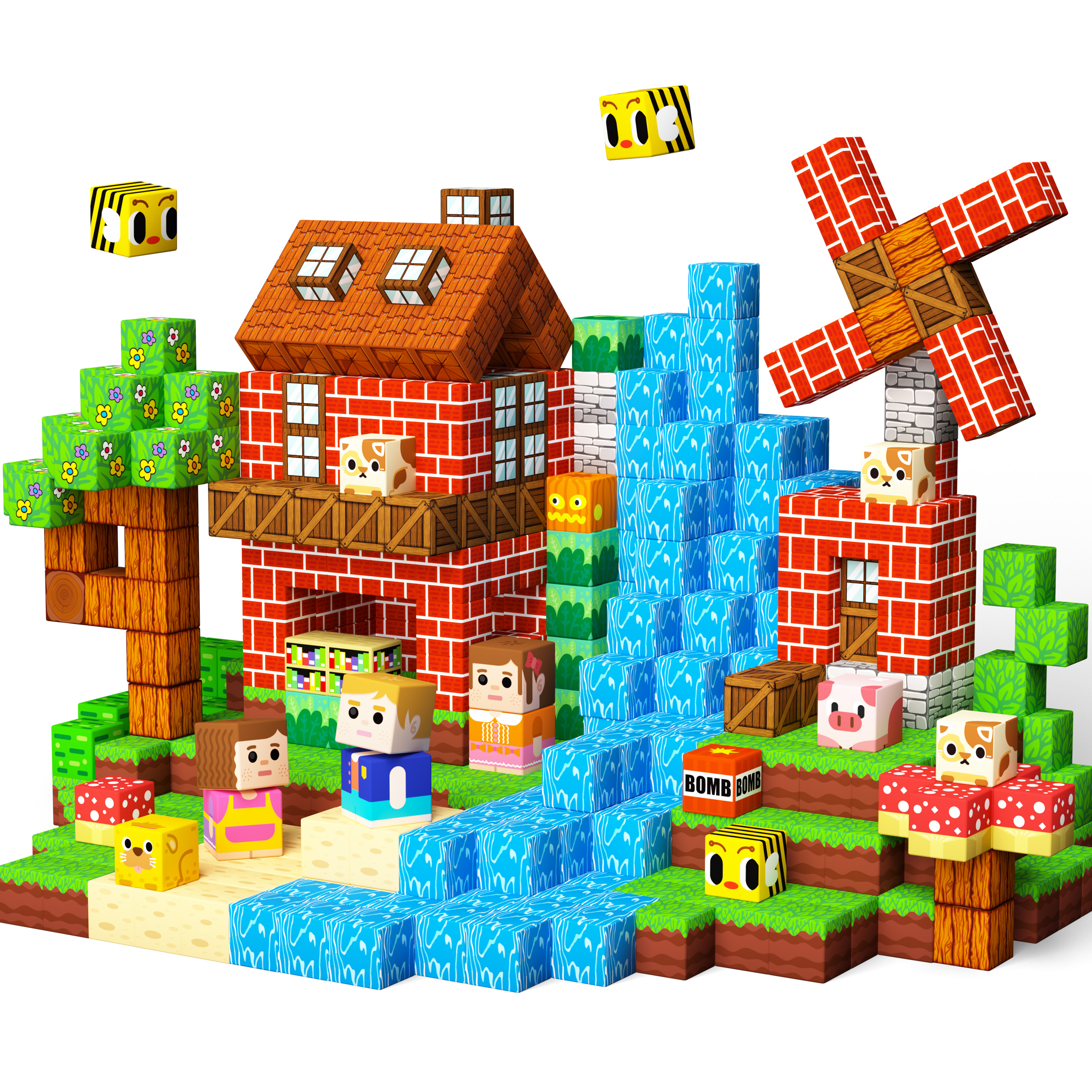 GobiDex Magnetic Building Cubes Mini