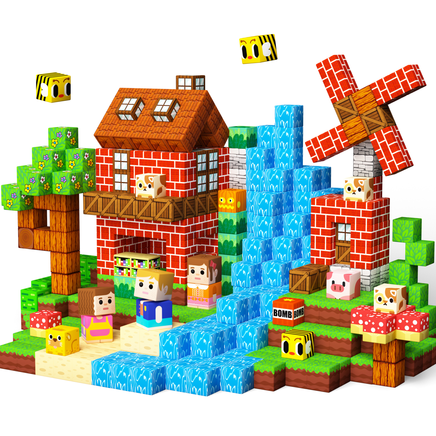 GobiDex Magnetic Building Cubes Mini