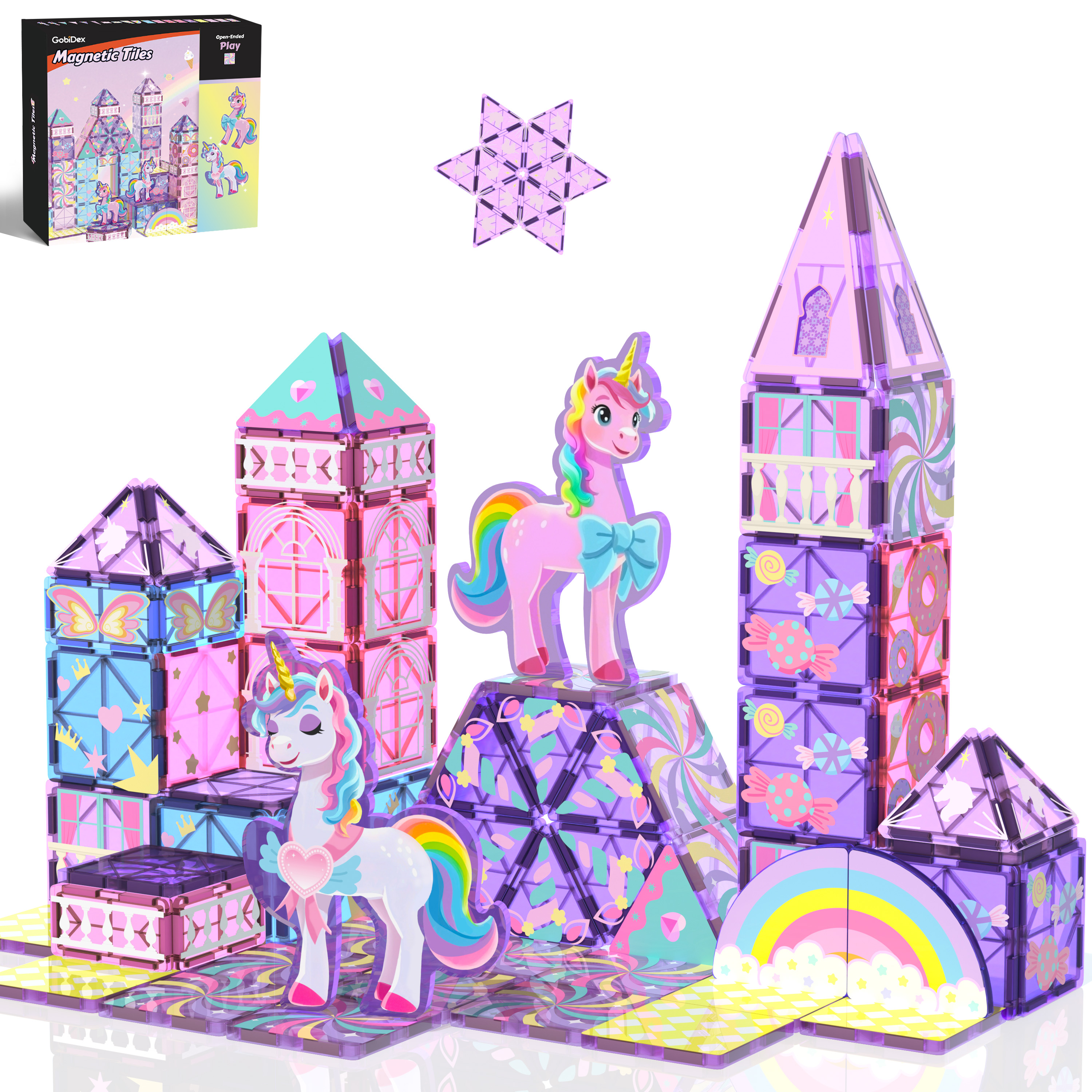 GobiDex Magnetic Tiles (Unicorn)