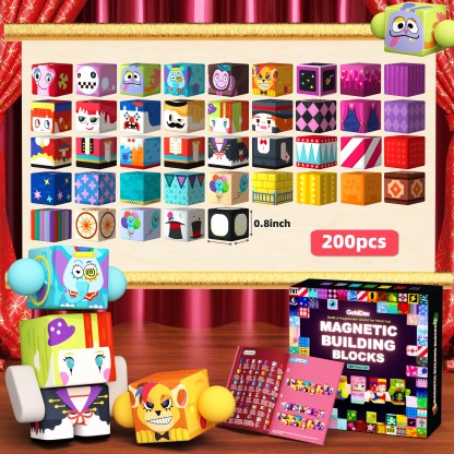 GobiDex Magnetic Building Cubes Mini (Circus Carnival)