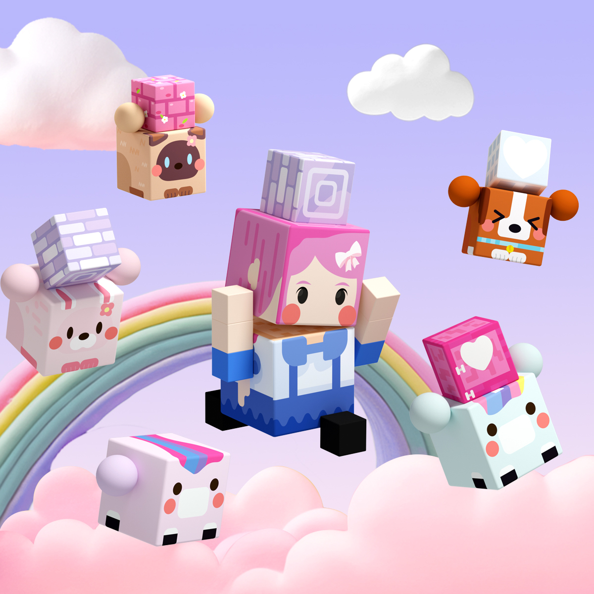 GobiDex Magnetic Building Cubes (Unicorn)